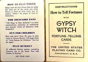 Gypsy Witch Fortune Telling Playing Cards Blue Gallery Photo 1
