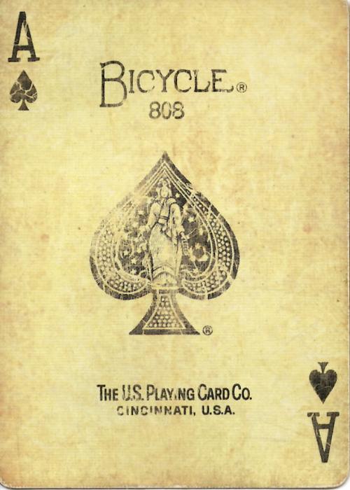 Series 1800 Red [Bicycle] - Ace of Spades