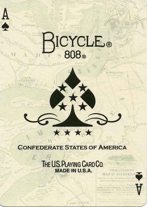 Civil Unrest Union [Bicycle] - Ace of Spades