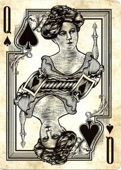 Q spades Image