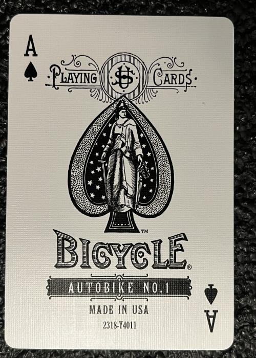 Autobike No. 1 Blue - Ace of Spades