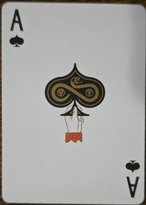 Provision Brand Playing Cards - Ace of Spades