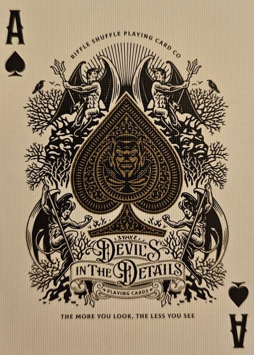 Devil's In The Details (Glamorous Gold) - Ace of Spades
