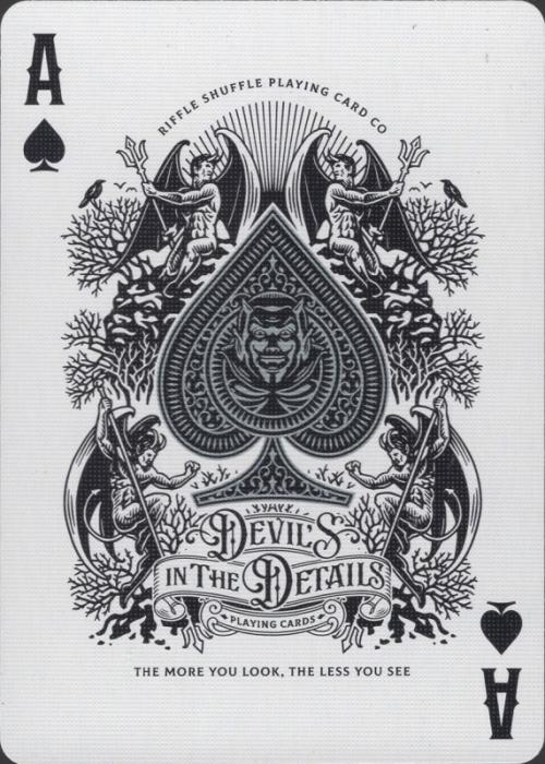 Devil's In The Details (Sinful Silver) - Ace of Spades