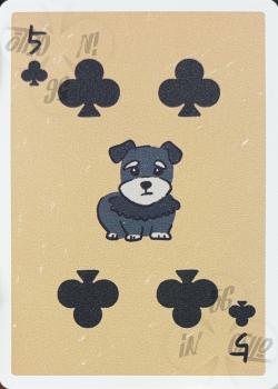 5 clubs Image