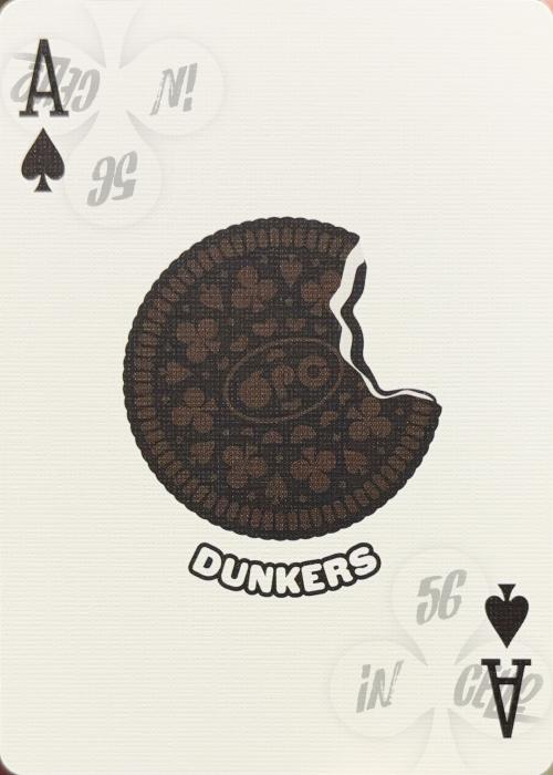 Dunkers Playing Cards - Ace of Spades