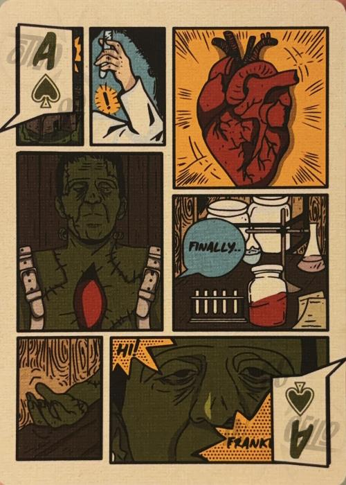 Frankenstein Comic - Ace of Spades
