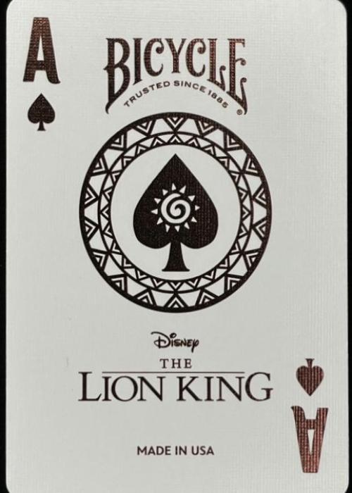 Lion King [Bicycle] - Ace of Spades