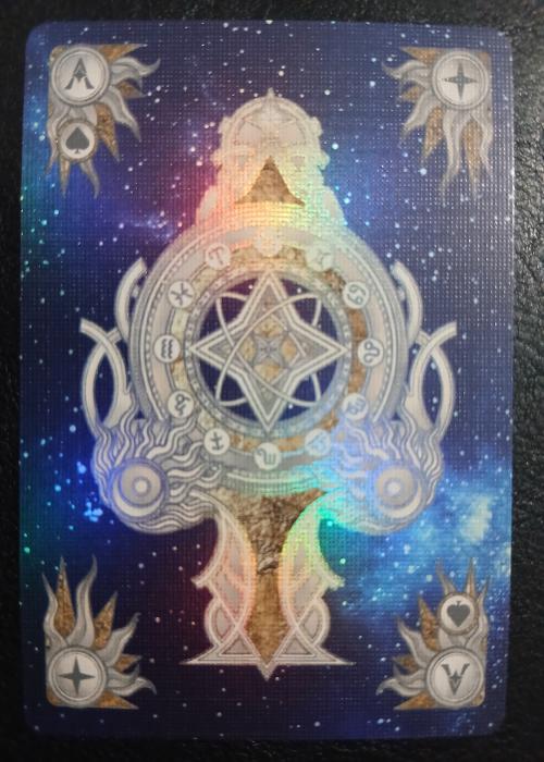 Zodiac Astrology Chart - Ace of Spades