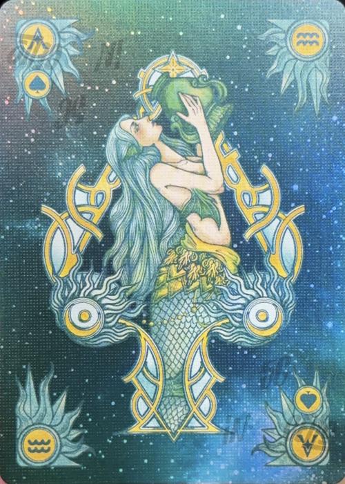 Zodiac Luminous Aquarius - Ace of Spades
