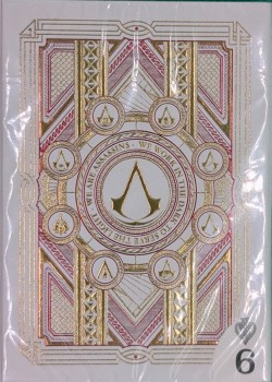 Assassin's Creed Legacy (White Hidden Blade) by Room One Cards – tuck box back