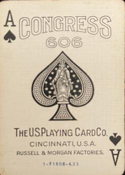 Congress 606 “Euterpe” by USPCC – tuck box back