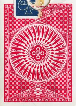 Tally-Ho No. 9 Circle Back Red (1997) by The US Playing Card Co – tuck box back