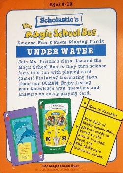 The Magic School Bus Underwater Science Fun & Facts by Scholastic – tuck box back