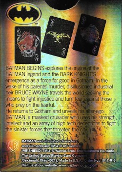 Batman Begins back