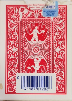 Hoyle Official Playing Cards Jumbo - Red by Hoyle – tuck box back