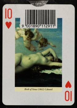 The Nude (54 Masterpieces Of Western Paiting) No. 1129 by Piatnik – tuck box back