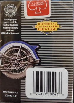Harley-Davidson by USPCC – tuck box back
