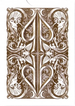 Split Spades Gold Edition by David Blaine – tuck box back