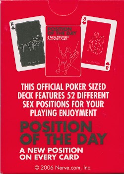 Position Of The Day by Nerve – tuck box back