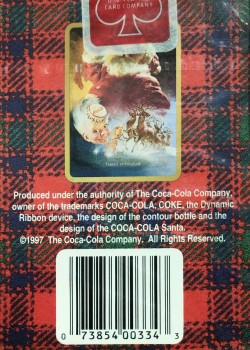 Coca-Cola Santa Claus – tuck box back