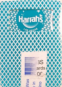 Bee (Harrah's - Cyan) by Bee – tuck box back