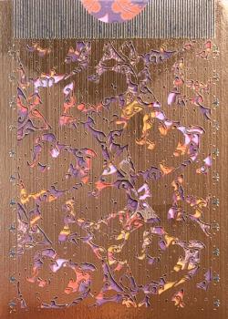 Patternwork Gilded - Chrysanthemums and Crickets by Jack Brutus Penny – tuck box back