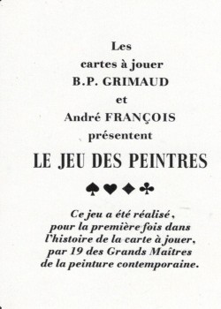 Le Jeu Des Peintres by Grimaud – tuck box back