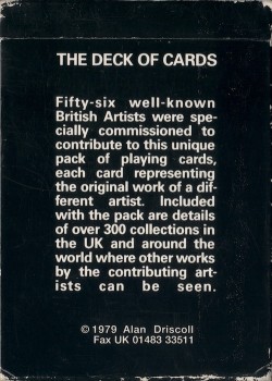 Deck Of Cards, The by Andrew Jones Art – tuck box back