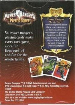 Power Rangers Mystic Force by BVS Entertainment – tuck box back