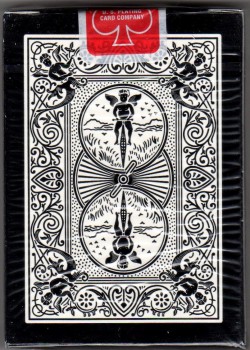 Black Deck Tigers (Red Uv500 Airflow) [Bicycle] by Ellusionist – tuck box back