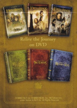 The Lord Of The Rings Motion Picture Trilogy Dvd by New Line Cinema – tuck box back