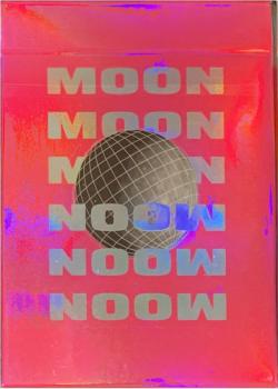 MOON (Pink HOLO) deck - Deck Front