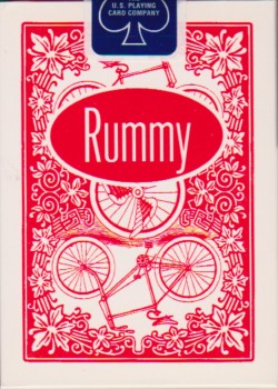 Rummy Red [Bicycle] 2000 by USPCC – tuck box back