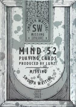 Mind 52 Gilded by Smooth Writing x Missing New York – tuck box back