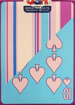 Hoyle Stripes Purple/Pink by Hoyle Products – tuck box back