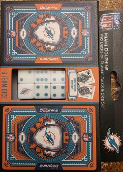Miami Dolphins Set with Dice Front Thumbnail Image