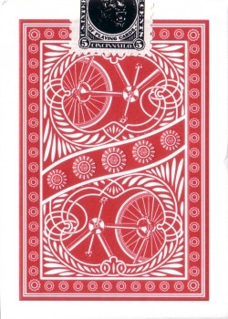 Chainless Back Red [Bicycle] by USPCC – tuck box back