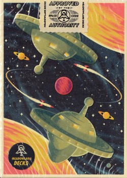 Space Suits - Astro by Meadowlark Playing Cards – tuck box back