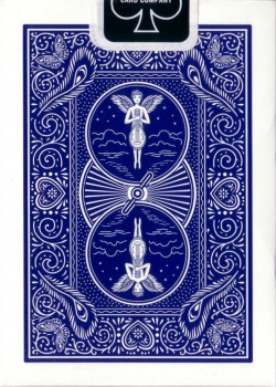 Mandolin Back 809 Blue [Bicycle] by USPCC – tuck box back