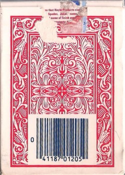 Maverick Standard (Red 1984) by Hoyle Products – tuck box back