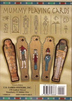 Mummy Playing Cards (Museum Of Fine Arts, Boston) by Gisela Voss – tuck box back