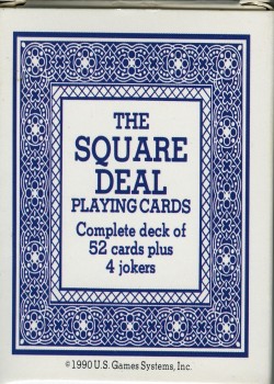 Square Deal [U.s. Games] by US Games Systems – tuck box back