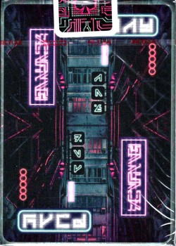Cyberpunk Cybercity [Bicycle] by USPCC – tuck box back