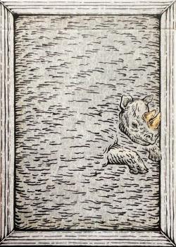 Zoo 52 - Rhinoceros - Deck Front