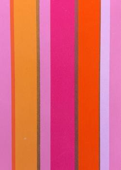 Hallmark "Mardi Gras" - Hot Pink/Orange Back Front Thumbnail Image