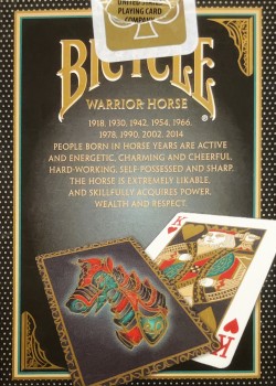 Warrior Horse [Bicycle] by Bicycle – tuck box back
