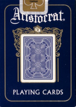 Aristocrat Blue by USPCC – tuck box back