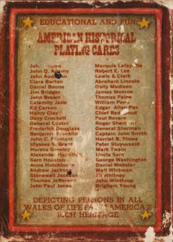 American Historical (1973) by US Games System – tuck box back
