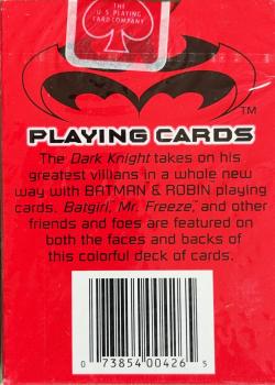 Batman & Robin (USPCC) by The United States Playing Card Company – tuck box back